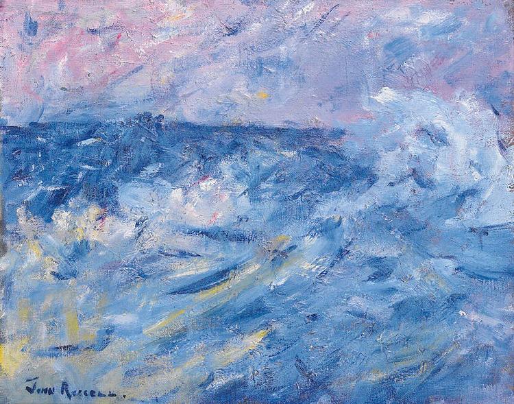 John Peter Russell Stormy Sky and Sea, Belle Ile, off Brittany